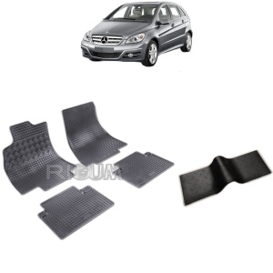 Set 5 covorase auto MERCEDES B-CLASS W245 din 06.2005 - 2011, cu covoras tunel median, Caroserie VAN
