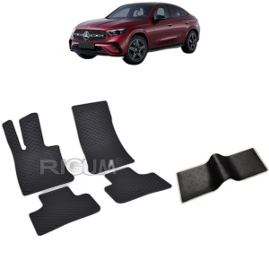 Set 5 covorase auto MERCEDES GLC C254 din 07.2023 - 2026, cu covoras tunel median, Caroserie SUV