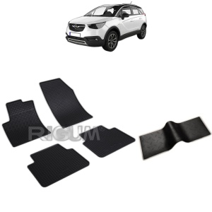 Set 5 covorase auto OPEL CROSSLAND X din 06.2017 - 2026, cu covoras tunel median, Caroserie SUV