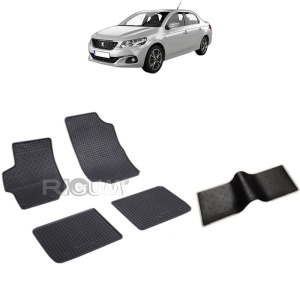 Set 5 covorase auto PEUGEOT 301 din 02.2013 - 2026, cu covoras tunel median, Caroserie SEDAN