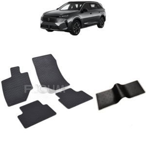 Set 5 covorase auto PEUGEOT 5008 HYBRID FABRICATIE 2024 - 2026, cu covoras tunel median, Caroserie SUV