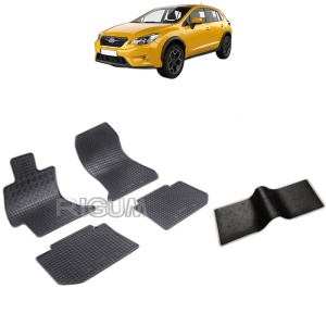 Set 5 covorase auto SUBARU XV I din 01.2012 - 2017, cu covoras tunel median, Caroserie SUV
