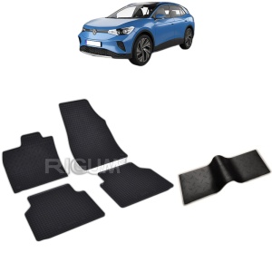 Set 5 covorase auto VOLKSWAGEN ID .4 din 12.2020 - 2026, cu covoras tunel median, Caroserie SUV