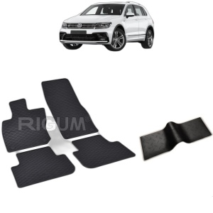 Set 5 covorase auto VOLKSWAGEN TIGUAN III PHEV FABRICATIE 02.2024 - 2026, cu covoras tunel median, Caroserie SUV