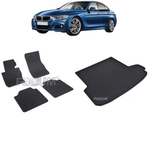 Set Covorase Auto Si Tavita Portbagaj BMW SERIA 3 F34 din 06.2013 - 2021, caroserie gran turismo,