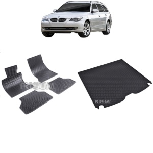 Set Covorase Auto Si Tavita Portbagaj BMW SERIA 5 E61 din 06.2004 - 2010, caroserie combi,