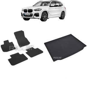 Set Covorase Auto Si Tavita Portbagaj BMW X3 G01 din 11.2017 - 2026, caroserie suv,