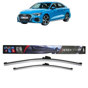 Set stergatoare auto AUDI A3 Limousine (8YS, 8YM) din 2020-2025, Derby, din cauciuc siliconat rezistent - Img 1
