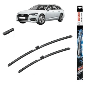 Set stergatoare auto AUDI A6 C8 (4A2) din 2018-2021, Bosch Aerotwin, din cauciuc siliconat rezistent - Img 1