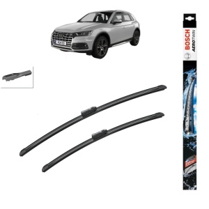Set stergatoare auto AUDI Q5 (FYB, FYG) din 2016-2021, Bosch Aerotwin, din cauciuc siliconat rezistent