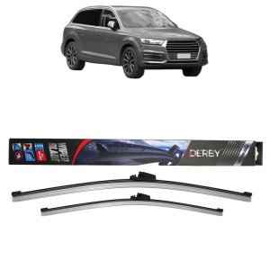 Set stergatoare auto AUDI Q7 Van (4MB, 4MG) din 2015-2019, Derby, din cauciuc siliconat rezistent