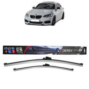 Set stergatoare auto BMW 2 Coupe (F22, F87) din 2012-2021, Derby, din cauciuc siliconat rezistent