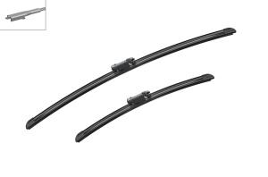Set stergatoare auto BMW 3 Coupe (E92) din 2006-2013, Bosch Aerotwin, din cauciuc siliconat rezistent - Img 2