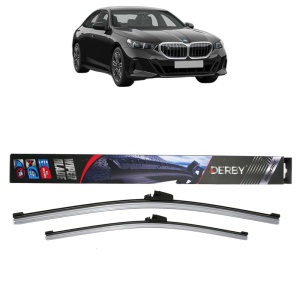 Set stergatoare auto BMW 5 (G60, G90, G68) din 2023-2025, Derby, din cauciuc siliconat rezistent