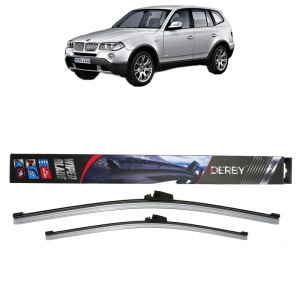 Set stergatoare auto BMW X3 (E83) din 2003-2011, Derby, din cauciuc siliconat rezistent