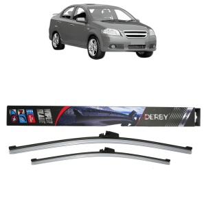 Set stergatoare auto CHEVROLET AVEO / KALOS Saloon (T250, T255) din 2005-2013, Derby, din cauciuc siliconat rezistent