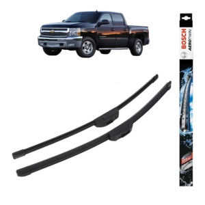 Set stergatoare auto CHEVROLET SILVERADO 2500 HD Crew Cab Pickup din 2008-2013, Bosch Aerotwin Retrofit, din cauciuc siliconat rezistent