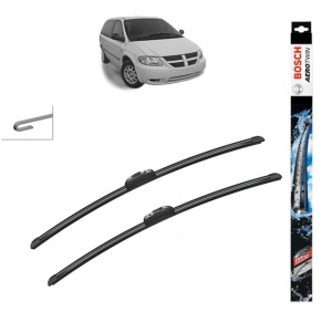 Set stergatoare auto CHRYSLER VOYAGER / GRAND VOYAGER IV (RG) din 2000-2008, Bosch Aerotwin Retrofit, din cauciuc siliconat rezistent