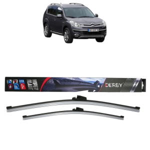 Set stergatoare auto CITROEN C-CROSSER Van (VU_) din 2007-2012, Derby, din cauciuc siliconat rezistent - Img 1