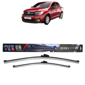 Set stergatoare auto DACIA LOGAN II din 2012-2019, Derby, din cauciuc siliconat rezistent