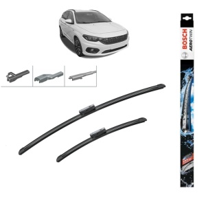 Set stergatoare auto FIAT TIPO Estate (356_, 357_) din 2016-2022, Bosch Aerotwin Multi, din cauciuc siliconat rezistent
