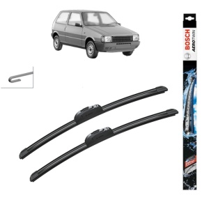 Set stergatoare auto FIAT UNO (146_, 158_) din 1983-1996, Bosch Aerotwin Retrofit, din cauciuc siliconat rezistent