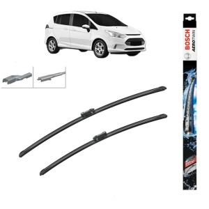 Set stergatoare auto FORD B-MAX Van (JK) din 2012-2015, Bosch Aerotwin, din cauciuc siliconat rezistent