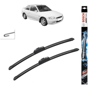 Set stergatoare auto FORD ESCORT VI (GAL, AAL, ABL) din 1995-1996, Bosch Aerotwin Retrofit, din cauciuc siliconat rezistent