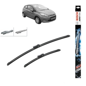 Set stergatoare auto FORD FIESTA VI (CB1, CCN) din 2008-2018, Bosch Aerotwin Multi, din cauciuc siliconat rezistent