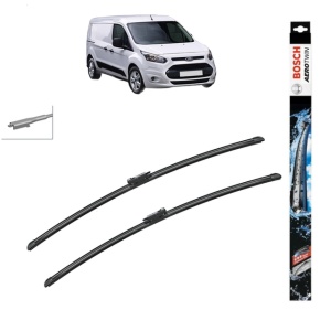 Set stergatoare auto FORD TRANSIT CONNECT V408 Box Body/MPV din 2013-2018, Bosch Aerotwin, din cauciuc siliconat rezistent