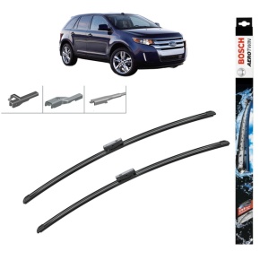 Set stergatoare auto FORD USA EDGE din 2014-2021, Bosch Aerotwin Multi, din cauciuc siliconat rezistent