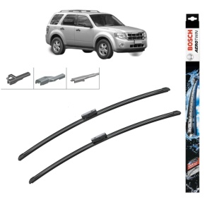 Set stergatoare auto FORD USA ESCAPE din 2012-2020, Bosch Aerotwin Multi, din cauciuc siliconat rezistent