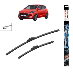 Set stergatoare auto HYUNDAI i10 III (AC3, AI3) din 2019-2020, Bosch Aerotwin Retrofit, din cauciuc siliconat rezistent
