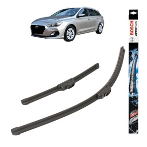 Set stergatoare auto HYUNDAI i30 Kombi Van (GDE, GD) din 2015-2017, Bosch Aerotwin Retrofit, din cauciuc siliconat rezistent