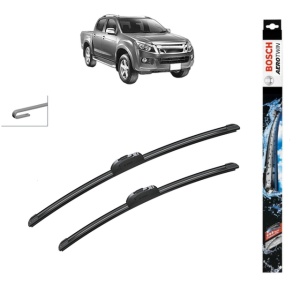 Set stergatoare auto ISUZU D-MAX II (TFR, TFS) din 2012-2018, Bosch Aerotwin Retrofit, din cauciuc siliconat rezistent