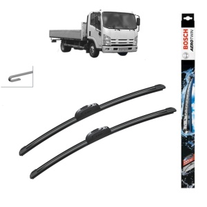 Set stergatoare auto ISUZU N (6th Generation) din 2006, Bosch Aerotwin Retrofit, din cauciuc siliconat rezistent