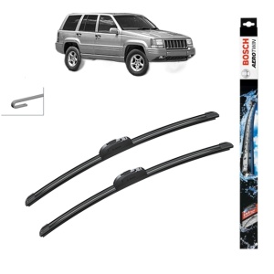 Set stergatoare auto JEEP GRAND CHEROKEE I (ZJ, ZG) din 1991-1999, Bosch Aerotwin Retrofit, din cauciuc siliconat rezistent