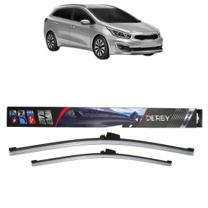 Set stergatoare auto KIA CEED Sportswagon (CD) din 2018-2022, Derby, din cauciuc siliconat rezistent