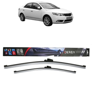 Set stergatoare auto KIA CERATO II Saloon (TD) din 2009-2014, Derby, din cauciuc siliconat rezistent
