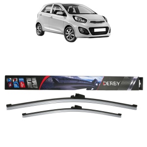 Set stergatoare auto KIA PICANTO II (TA) din 2011-2017, Derby, din cauciuc siliconat rezistent