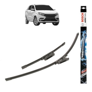 Set stergatoare auto LADA XRAY (GAB_) din 2021, Bosch Aerotwin, din cauciuc siliconat rezistent