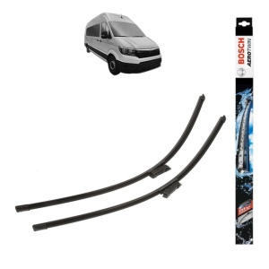 Set stergatoare auto MAN TGE Bus din 2017-2024, Bosch Aerotwin, din cauciuc siliconat rezistent