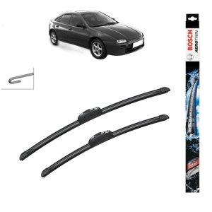 Set stergatoare auto MAZDA 323 F V (BA) din 1994-1998, Bosch Aerotwin Retrofit, din cauciuc siliconat rezistent