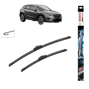 Set stergatoare auto MAZDA CX-5 (KE, GH) din 2011-2017, Bosch Aerotwin Retrofit, din cauciuc siliconat rezistent