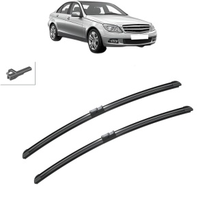 Set stergatoare auto MERCEDES-BENZ C-CLASS (W204) din 2007-2014, Bosch Aerotwin, din cauciuc siliconat rezistent - Img 8