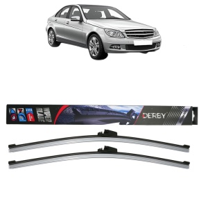 Set stergatoare auto MERCEDES-BENZ C-CLASS (W204) din 2007-2014, Derby, din cauciuc siliconat rezistent - Img 1