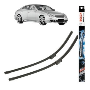 Set stergatoare auto MERCEDES-BENZ CLS (C219) din 2004-2010, Bosch Aerotwin, din cauciuc siliconat rezistent