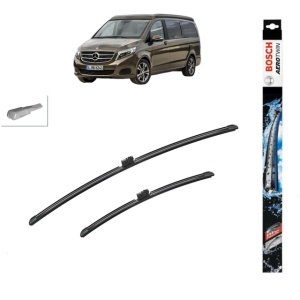 Set stergatoare auto MERCEDES-BENZ MARCO POLO Camper (W447) din 2015-2021, Bosch Aerotwin, din cauciuc siliconat rezistent