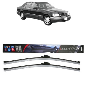 Set stergatoare auto MERCEDES-BENZ S-CLASS (W140) din 1993-1998, Derby, din cauciuc siliconat rezistent
