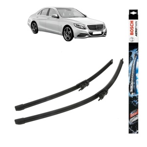 Set stergatoare auto MERCEDES-BENZ S-CLASS (W222, V222, X222) din 2013-2020, Bosch Aerotwin, din cauciuc siliconat rezistent